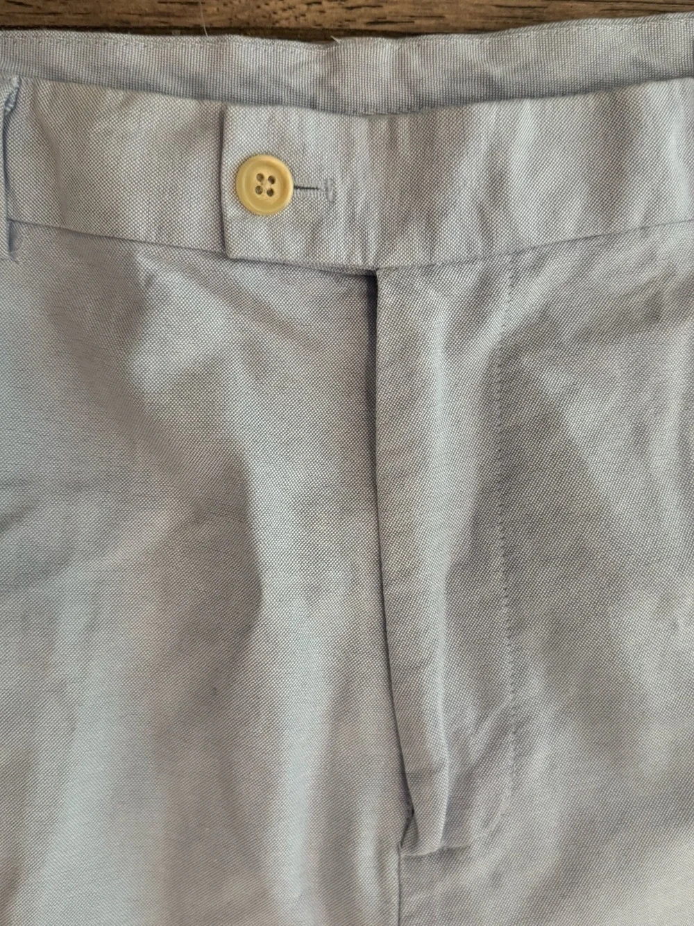 IZOD Men's Size 38 Light Blue 100% Cotton Chino Pants